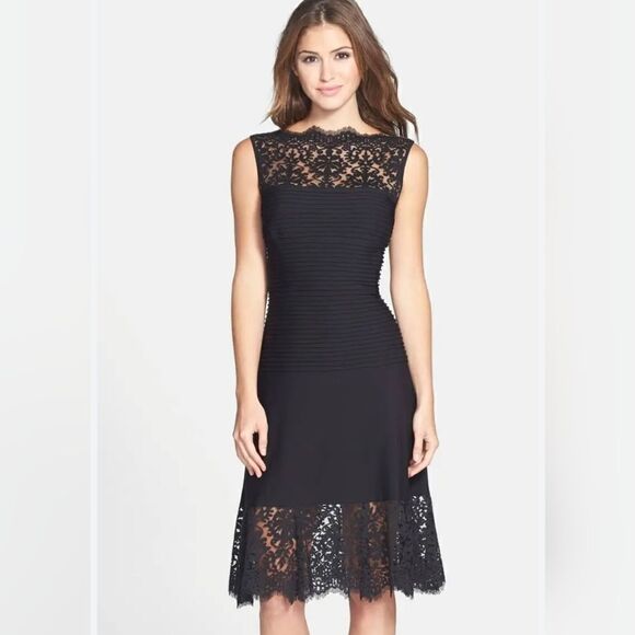 TADASHI SHOJI Matte A-Line Jersey Dress - Size Small - Picture 1 of 11